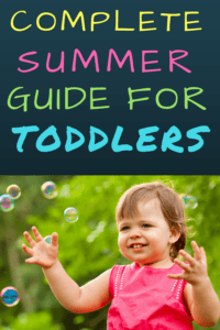 The Ultimate List of Toddler Summer Activities